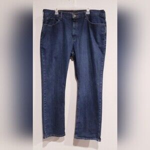 Urban Pipeline Jeans 42X32 Straight Denim Pants Regular Y2K Dark Wash